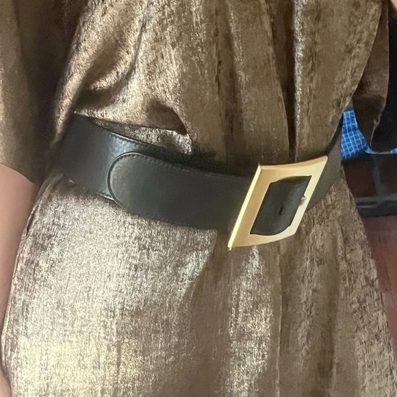 Roberto Cavalli Black Leather Buckle Belt - Picture 3 of 13